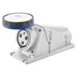 Розетка стаціонарна 90° IEC 309 HP IP67 2P+E 63A 230V 6H GEWISS [GW63522]