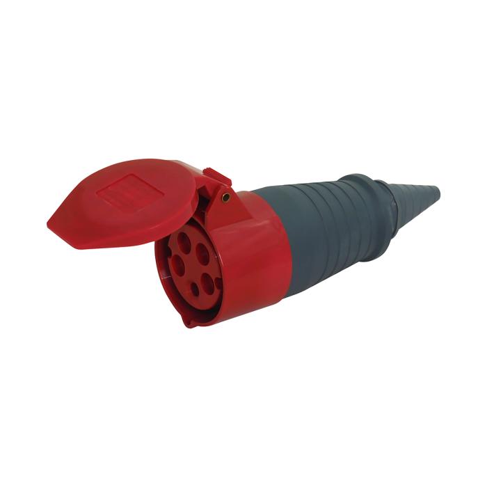 Розетка 215 переносна 3Р+РЕ+N 16А 380В IP44 UEC [HPC-S215-016-5-IP44-U]