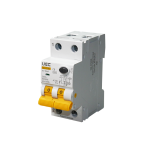 Автомат диференційного захисту SB-R9NE 2P C 6A  10mA Tип AC  6kA UEC [RCBO60-2-006-C-010-AC]