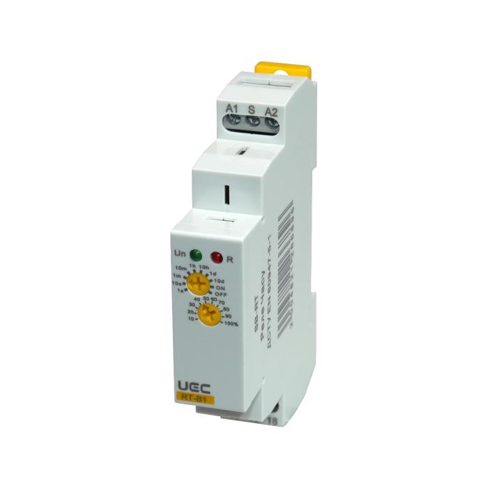 Реле часу RT 1 конт. 230 В AС (затримка вимикання) UEC [SB-RT-B1-AC230V]