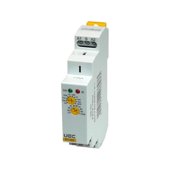 Реле часу RT 2 конт. 230 В AС (затримка вимикання) UEC [SB-RT-B2-AC230V]