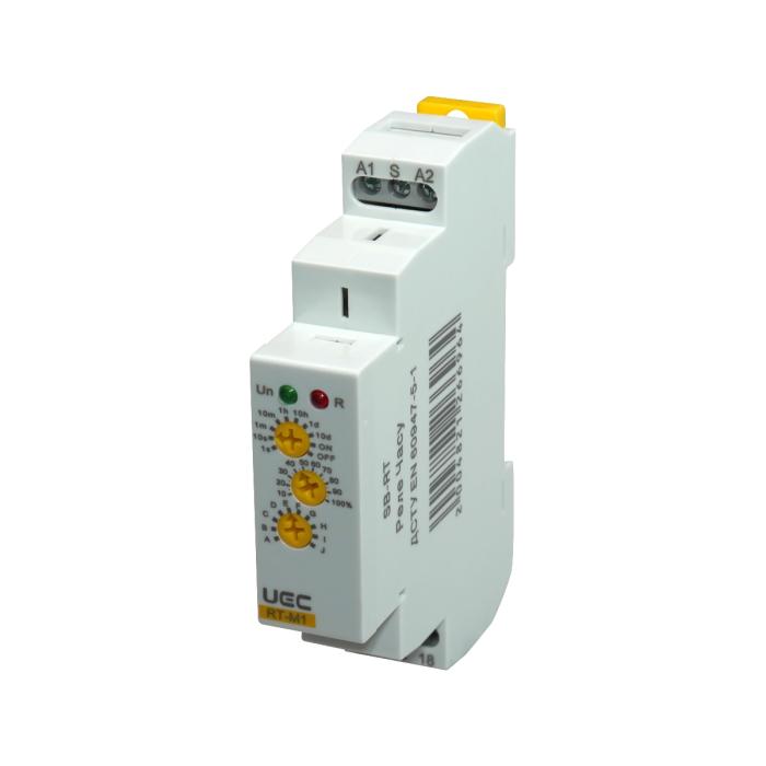 Реле часу RT багатофункційне 1 конт 230 В AС UEC [SB-RT-M1-AC230V]