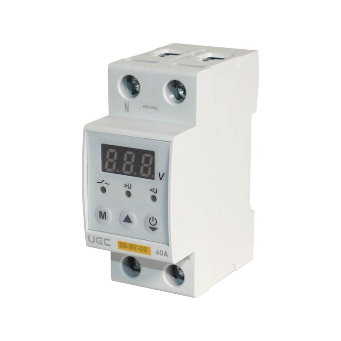 Реле напруги SB-RV-08 2P 40A UEC [SB-RV-08-2-40]