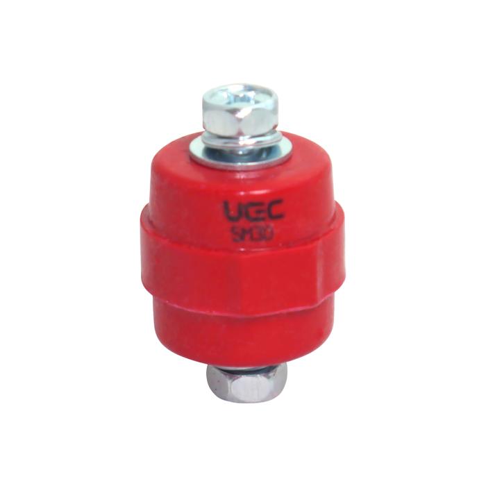 Ізолятор SM30 М8 силовий з болтом UEC [SB-SM-30-08-B-U]