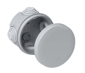 Коробка монтажна для відкритої проводки 80х45 мм UEC IP55 [UKO11-080-045-IP55-U]