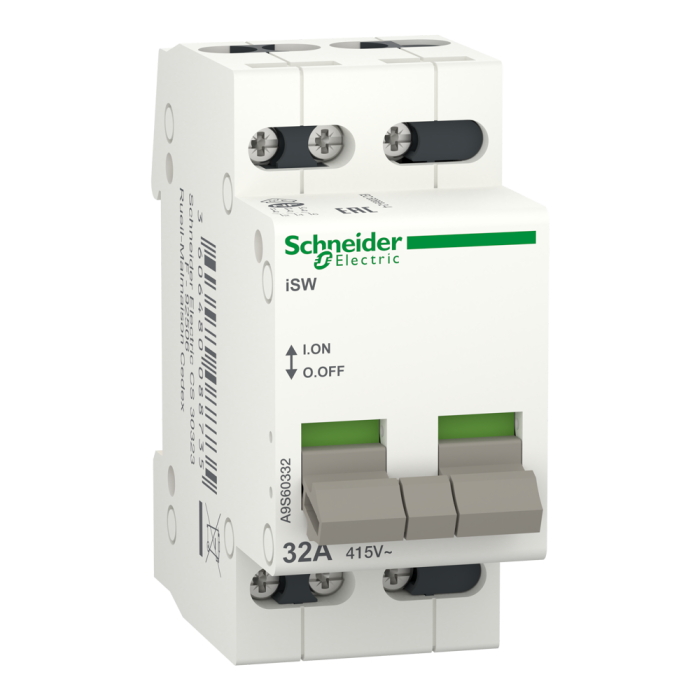 Вимикач-роз'єднувач, 32 А, Acti9 - Schneider Electric [A9S60332]
