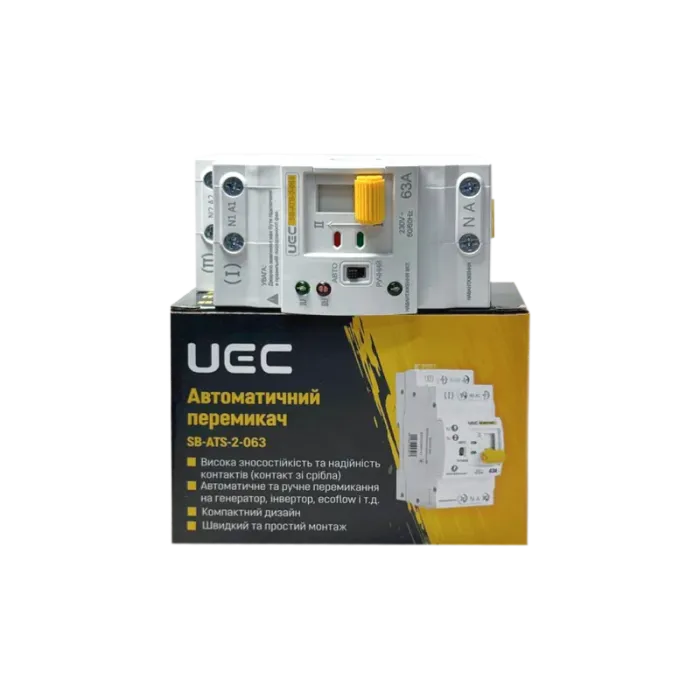 Автоматичний перемикач АВР SB-ATS-2-063-UEC, UEC [AVR-2-063]