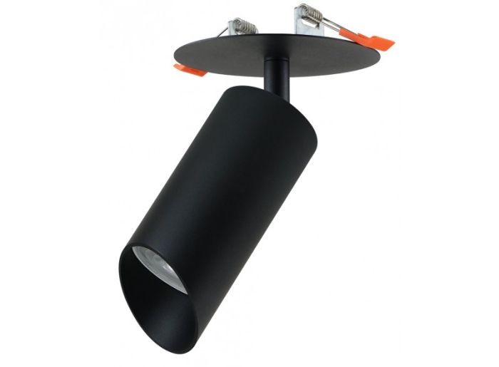 Акцентний світильник GU10, IP20, чорний, Luxel [DLD-10B]