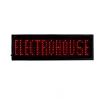 LED бейдж, червоний, Electro House [EH-BL-001]