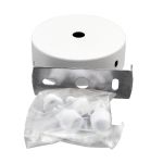 Кріплення стельове для спрямованого світильника, білий, Electro House [EH-BSL-11W]