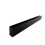 Трекова магнітна рейка накладна 1 м, чорний, Electro House [EH-TRMs-1m]