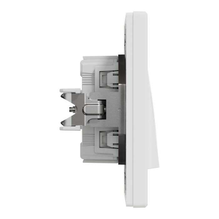 Вимикач, білий, 1-клавішний, 10 А, Asfora - Schneider Electric [EPH0100121]