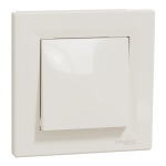 Вимикач, кремовий, 1-клавішний, 10 А, Asfora - Schneider Electric [EPH0100123]