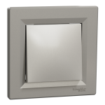 Вимикач, бронза, 1-клавішний, 10 А, Asfora - Schneider Electric [EPH0100169]