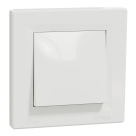Вимикач, білий, 1-клавішний, 10 А, Asfora - Schneider Electric [EPH0100221]