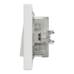 Вимикач, білий, 1-клавішний, 10 А, Asfora - Schneider Electric [EPH0100221]