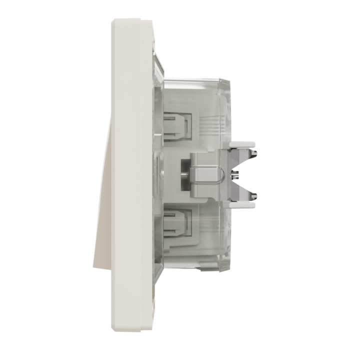 Вимикач, кремовий, 1-клавішний, 10 А, Asfora - Schneider Electric [EPH0100223]