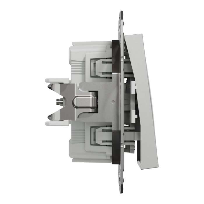 Вимикач, алюмінієвий, 1-клавішний, 10 А, Asfora - Schneider Electric [EPH0400161]