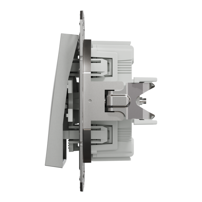 Вимикач, алюмінієвий, 1-клавішний, 10 А, Asfora - Schneider Electric [EPH0400161]