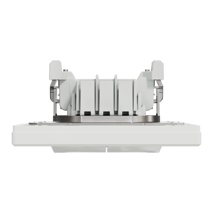 Двоклавішний перемикач самозажимний білий Asfora, Schneider Electric [EPH0600121]