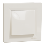 Кнопка 1-клавішна, кремова, 10 А, Asfora - Schneider Electric [EPH0700123]