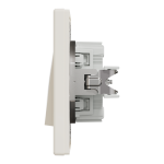 Кнопка 1-клавішна, кремова, 10 А, Asfora - Schneider Electric [EPH0700123]