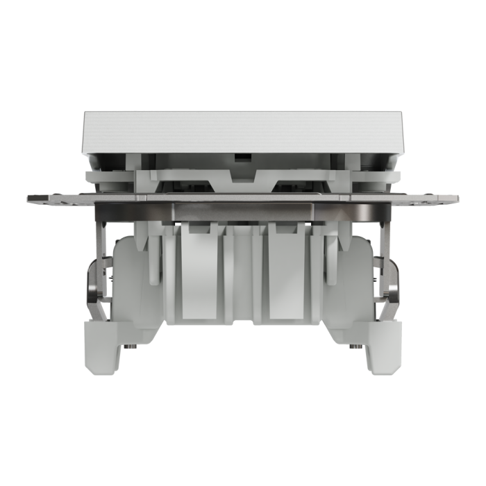 Кнопковий вимикач, самозажимний, Asfora алюміній, Schneider Electric [EPH0700161]