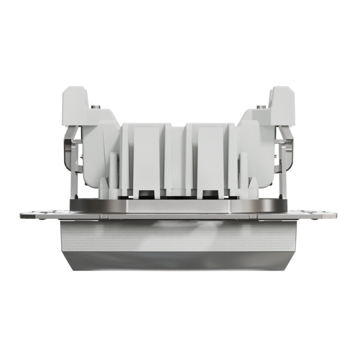 Кнопковий вимикач, самозажимний, Asfora алюміній, Schneider Electric [EPH0700161]