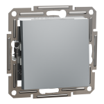 Кнопка 1-клавішна, сталь, 10 А, Asfora - Schneider Electric [EPH0700162]