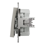 Кнопка 1-клавішна, бронза, 10 А, Asfora - Schneider Electric [EPH0700169]