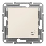 Кнопка 1-клавішна, кремова, 10 А, Asfora - Schneider Electric [EPH0870123]