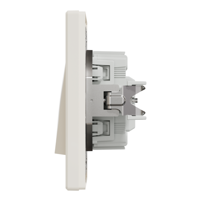 Вимикач, кремовий, 1-клавішний, 10 А, Asfora - Schneider Electric [EPH1400123]