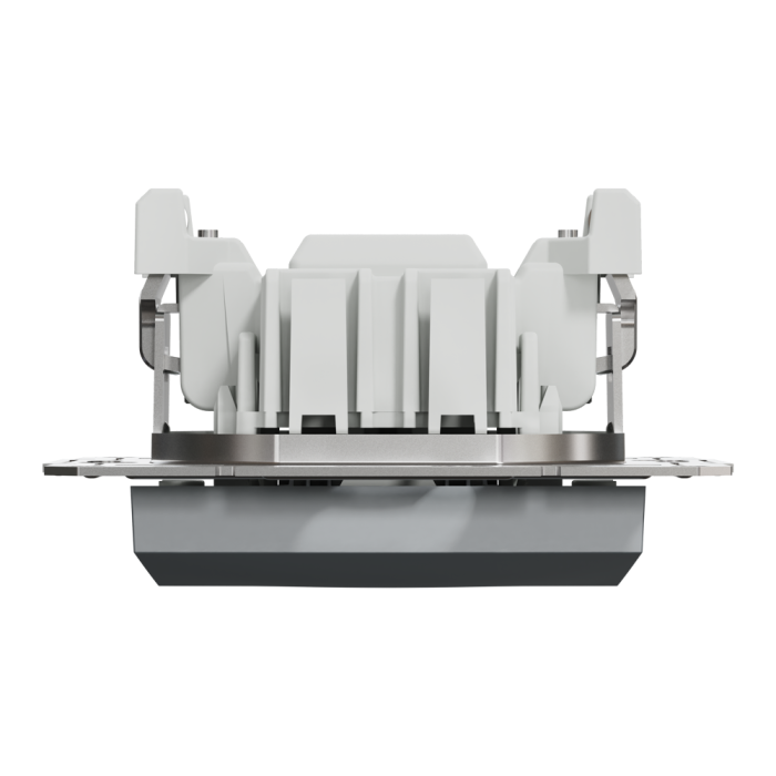 Вимикач, сталь, 1-клавішний, 10 А, Asfora - Schneider Electric [EPH1400162]