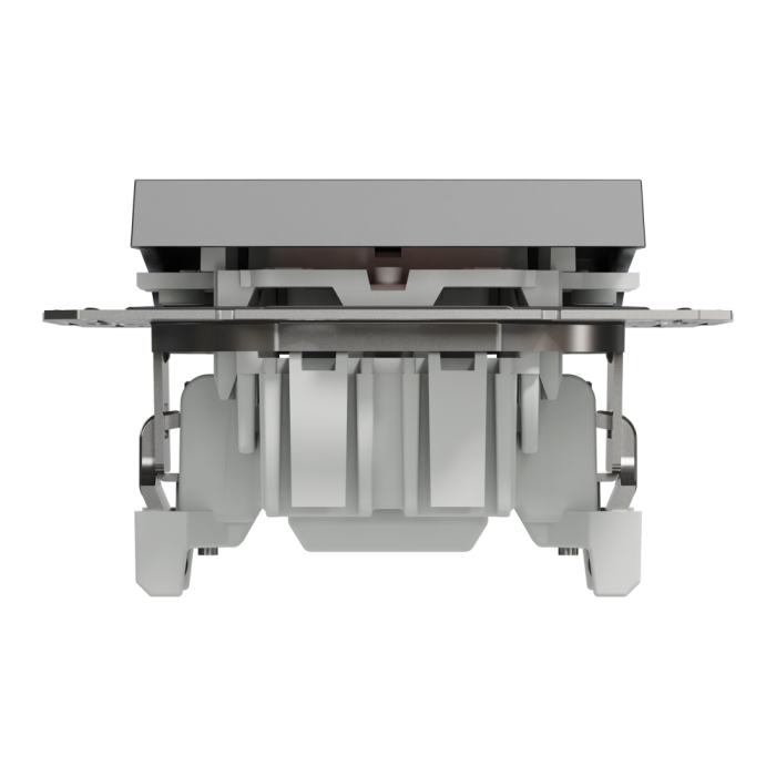 Вимикач, чорний, 1-клавішний, 10 А, Asfora - Schneider Electric [EPH1400171]
