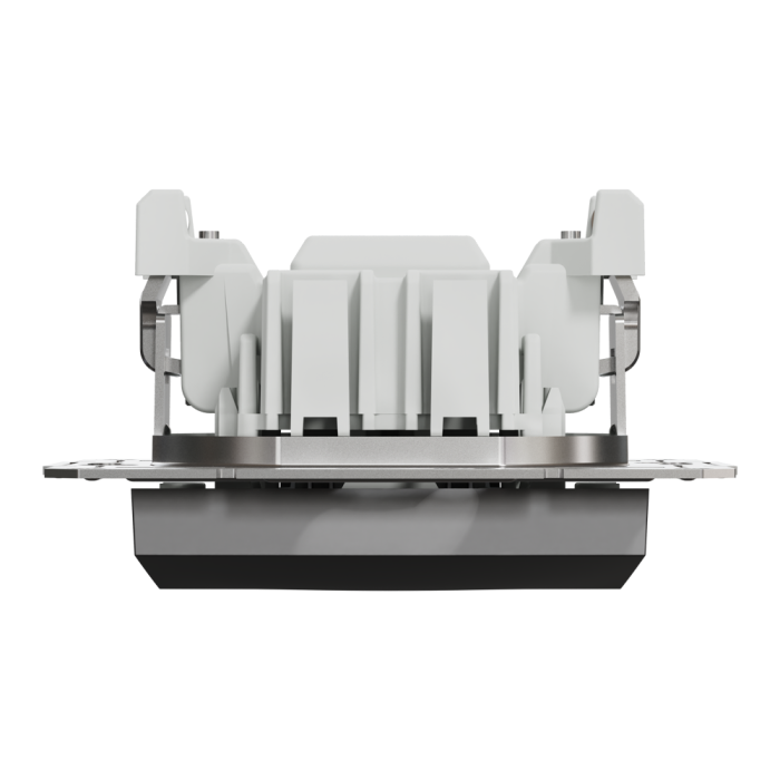 Вимикач, чорний, 1-клавішний, 10 А, Asfora - Schneider Electric [EPH1400171]