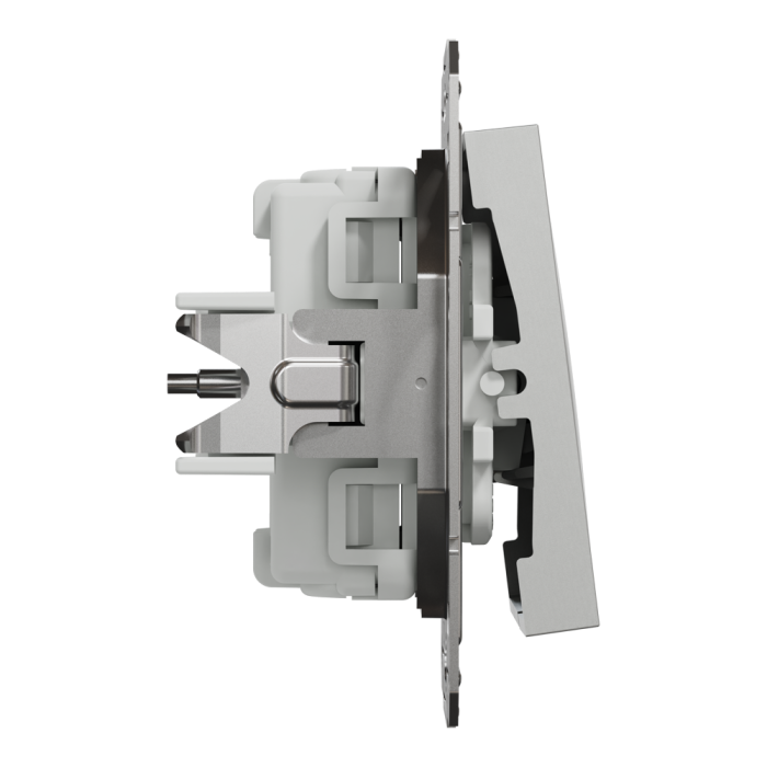 Вимикач, алюмінієвий, 3-клавішний, Asfora - Schneider Electric [EPH2100161]