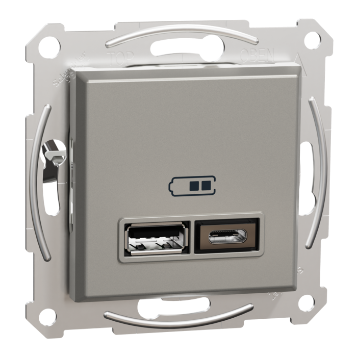 USB розетка, бронза, Asfora - Schneider Electric [EPH2700369]