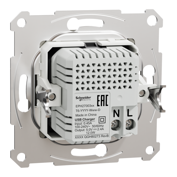 USB розетка, бронза, Asfora - Schneider Electric [EPH2700369]