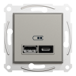 USB розетка, бронза, Asfora - Schneider Electric [EPH2700369]