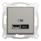 USB розетка, бронза, Asfora - Schneider Electric [EPH2700369]