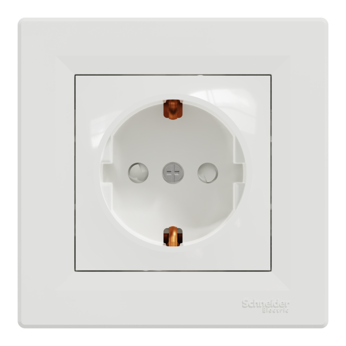 Розетка, біла, 16 А, Asfora - Schneider Electric [EPH2900221]