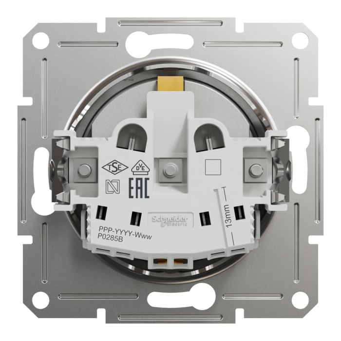 Розетка, алюмінієва, 16 А, Asfora - Schneider Electric [EPH2900261]