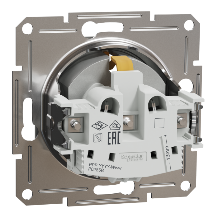 Розетка, алюмінієва, 16 А, Asfora - Schneider Electric [EPH2900261]