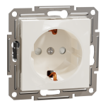 Розетка, кремова, 16 А, Asfora - Schneider Electric [EPH2970223]