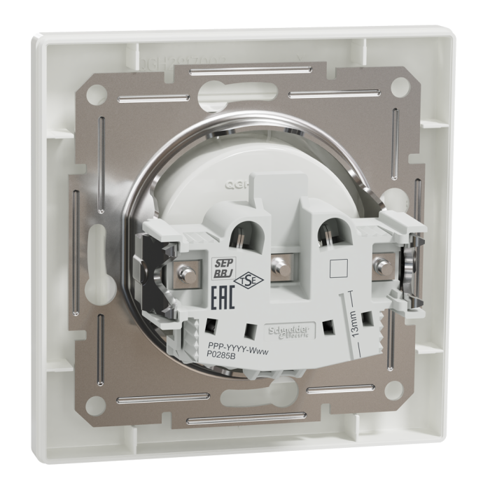 Розетка, біла, 16 А, Asfora - Schneider Electric [EPH3000121]