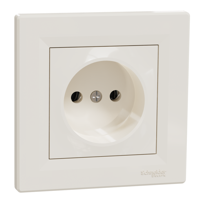 Розетка, кремова, 16 А, Asfora - Schneider Electric [EPH3000123]