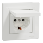 Розетка, біла, 16 А, Asfora - Schneider Electric [EPH3100121]