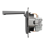 Розетка, чорна, 16 А, Asfora - Schneider Electric [EPH3100171]