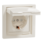 Розетка, кремова, 16 А, Asfora - Schneider Electric [EPH3100323]