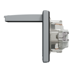 Розетка, сталь, 16 А, Asfora - Schneider Electric [EPH3100362]